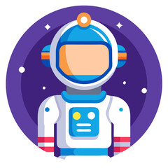 astronaut icon design