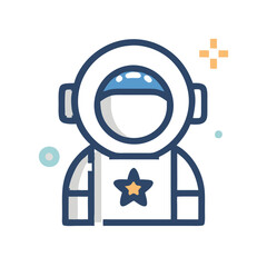 astronaut icon design