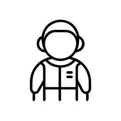 astronaut icon design