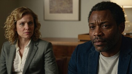 Discussions on health and wellness unfold in a calm setting with two individuals sharing their thoughts and emotions as they navigate complex feelings about well-being