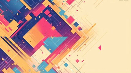 幾何学模様の背景画像