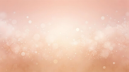 Blush Pink Sparkle Background: Soft, diffused blush pink background with subtle bokeh effect and glowing particles creating a dreamy, romantic atmosphere. Perfect for feminine designs, presentations.