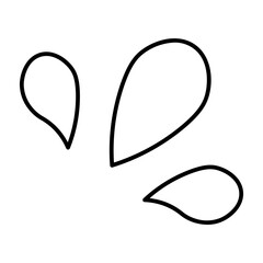 Splash line icon