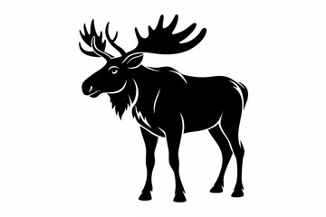 moose silhouette vector