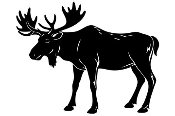 moose silhouette vector
