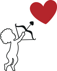 valentine day silhouette image