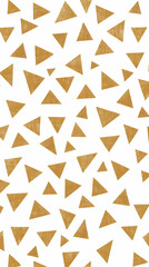 Gold triangle pattern, background texture