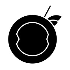 coconut glyph icon