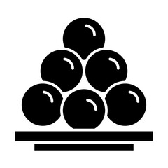 ladoo glyph icon