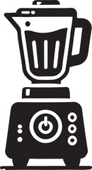 Blender Silhouette Vector In White Background 