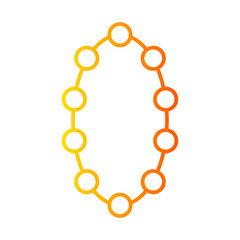 Beads gradient icon