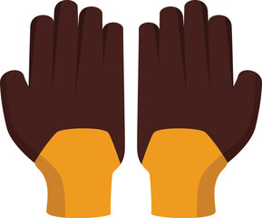 Obraz premium Protective work gloves ensuring safety and grip, ideal for various manual tasks requiring hand protection