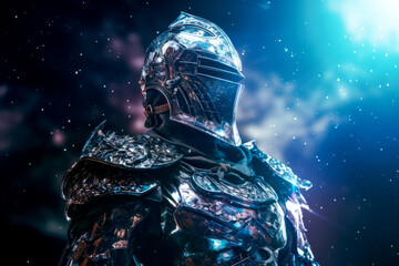 Fototapeta premium Armor Warrior Fantastic Cosmic Magical
