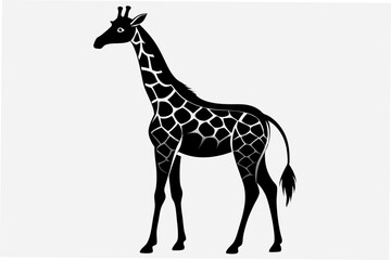 giraffe  silhouette