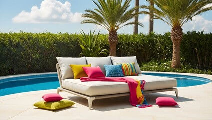 Fototapeta premium pool in the garden