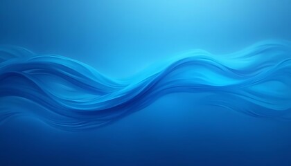 Fototapeta premium Abstract Blue Wave Background Image for Design Projects
