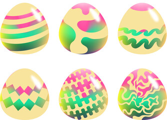 Vector Design Series - Easter Eggs element for Easter Designs