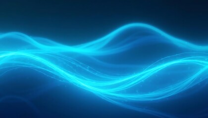 Abstract Blue Wave Background Image for Design