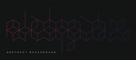 Graphic design element and abstract geometric background.