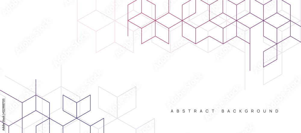 Wall mural graphic design element and abstract geometric background.