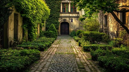 Serene Courtyard Garden: A Hidden Oasis of Tranquility