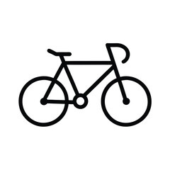 Obraz premium bicycle icon isolated on white