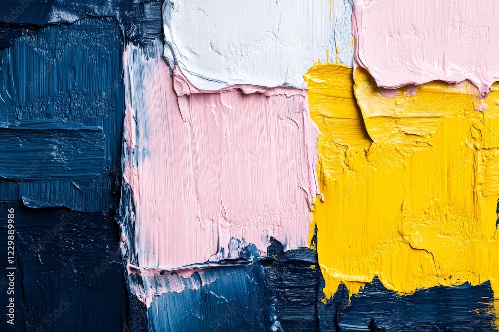 Leinwandbilder abstract texture of colorful paint layers on canvas showcasing artistic expression and creative tech