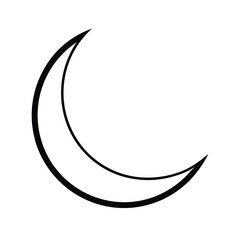 crescent moon and stars