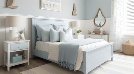 A_coastal-themed_bedroom_with_soft_blue_tones_white