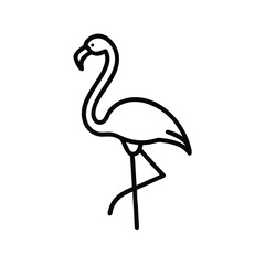 illustration of a flamingo
