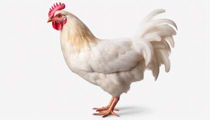 Fototapeta premium rooster isolated on white