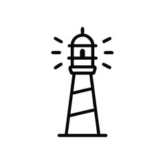lighthouse icon vector illustration