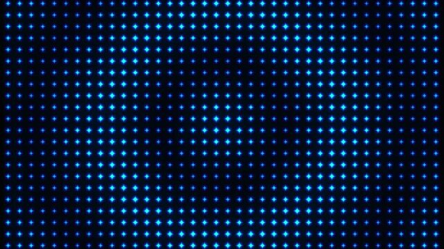 グラデーションのように動く星型のドットの背景動画