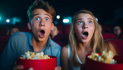 young woman shouting