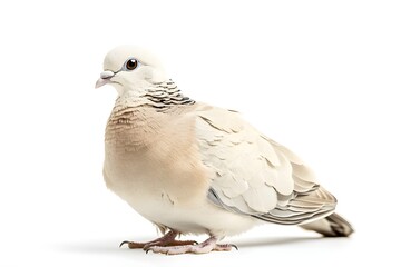 Dove Isolated on White Background.