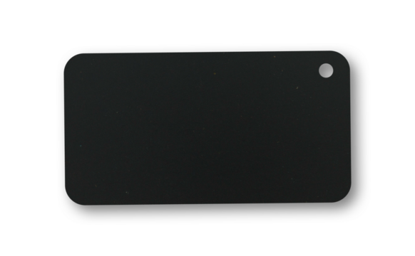  black rectangle tag mockup on white
