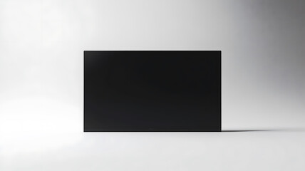 A high-quality studio shot of a black flat-screen TV set against a clean white background
