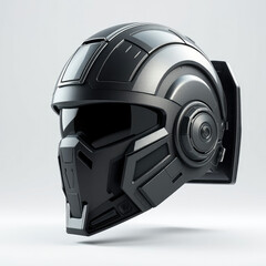 Fototapeta premium Helmet with a fast mount system, high-cut design, and extensive armor protection, advanced safety features, composite materials, high-impact protection, military gear