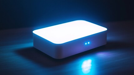 Illuminated Modern Router: A Technological Glow