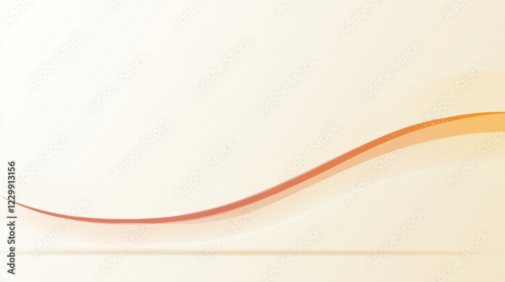 Fototapete an elegant area chart with smooth curves in gradient colors representing revenue growth over time, s