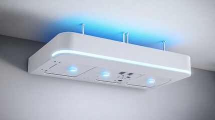 Modern Ceiling-Mounted Air Purification System