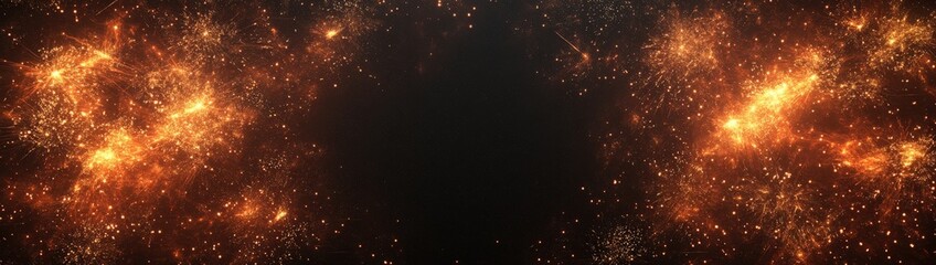 Fototapeta premium A blurry sunset view through a raindropped window