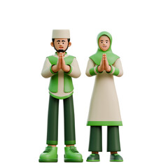 3D Character Ramadhan Muslim Islamic Cartoon Ramadan Fasting Iftar Mubarak Celebration Lantern Moon Mosque Arabic Eid Religion Decoration Culture