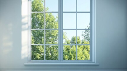 Serene View: A Window to Nature's Embrace