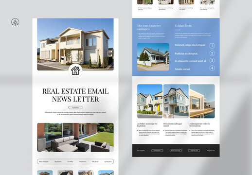 Real Estate Email News Letter Template