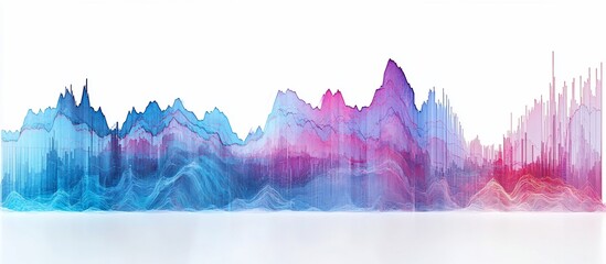 Abstract Data Visualization: A Symphony of Color and Form