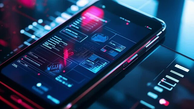 A detailed view of a smartphone with an app open that features short interactive quizzes on manufacturing principles and best practices.