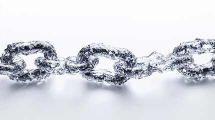 Water Chain: Abstract Representation of Connection and Flow