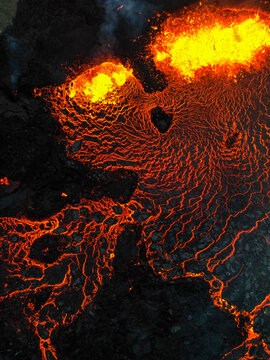 Volcanic Eruption in Geldingadalur and Fagradalsfjall - Iceland