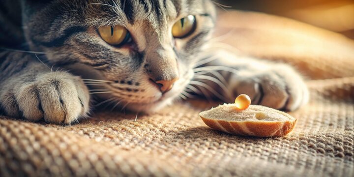 Ease cat deworming with bread; prioritize pet health, consult your vet for safe treatment.